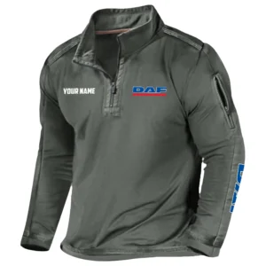 DAF Trucks Exclusive Logo Performance Tactical Outdoor Sweatshirt OUFAH1300819DAZ - DAF Trucks Sweatshirt