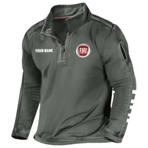 Fiat Exclusive Logo Performance Tactical Outdoor Sweatshirt OUFAH1300819FTZ - Fiat Sweatshirt