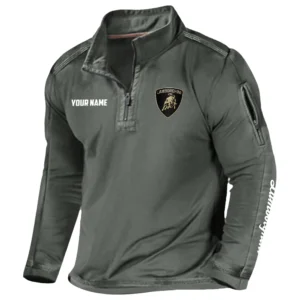 Lamborghini Exclusive Logo Performance Tactical Outdoor Sweatshirt OUFAH1300819LBGZ - Lamborghini Sweatshirt