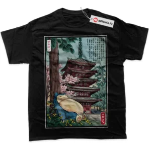 Snorlax T-Shirt, Pokemon True Fan Shirt SHIN1712092025 - Black