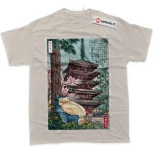 Snorlax T-Shirt, Pokemon True Fan Shirt SHIN1712092025 - Sand