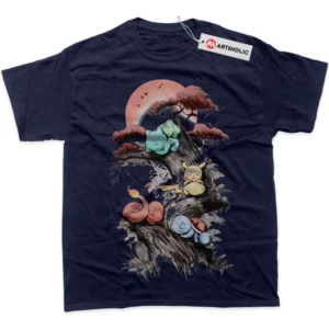 Bulbasaur T-Shirt, Pokemon True Fan Shirt SHIN1712092028 - Navy