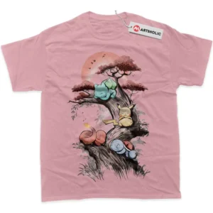 Bulbasaur T-Shirt, Pokemon True Fan Shirt SHIN1712092028 - Pink