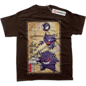 Gengar T-Shirt, Pokemon True Fan Shirt SHIN1712092029 - Carbon