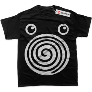 Poliwhirl T-Shirt, Pokemon True Fan Shirt SHIN1712092030 - Black