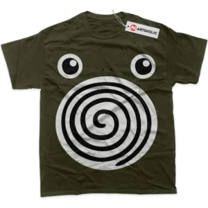 Poliwhirl T-Shirt, Pokemon True Fan Shirt SHIN1712092030 - Army Green