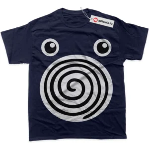 Poliwhirl T-Shirt, Pokemon True Fan Shirt SHIN1712092030 - Navy