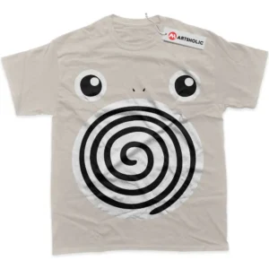Poliwhirl T-Shirt, Pokemon True Fan Shirt SHIN1712092030 - Light Grey