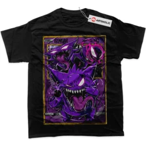 Gengar T-Shirt, Pokemon True Fan Shirt SHIN1712092031 - Black