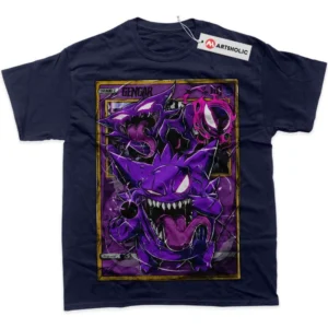 Gengar T-Shirt, Pokemon True Fan Shirt SHIN1712092031 - Navy