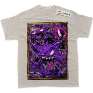 Gengar T-Shirt, Pokemon True Fan Shirt SHIN1712092031 - Light Grey