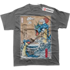Lapras vs Gyarados T-Shirt, Pokemon True Fan Shirt SHIN1712092033 - Coffee
