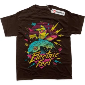 Pikachu T-Shirt, Pokemon True Fan Shirt SHIN1712092034 - Carbon