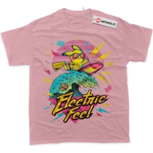 Pikachu T-Shirt, Pokemon True Fan Shirt SHIN1712092034 - Pink