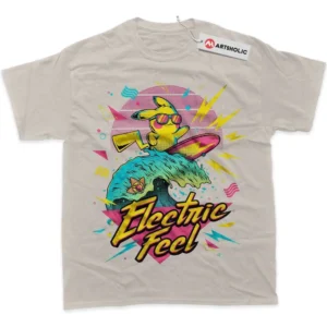 Pikachu T-Shirt, Pokemon True Fan Shirt SHIN1712092034 - Sand