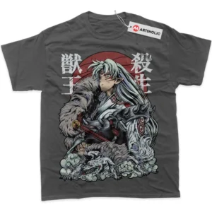 Sesshomaru T-Shirt, Inuyasha True Fan Shirt SHIN1712092036 - Coffee