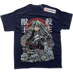 Sesshomaru T-Shirt, Inuyasha True Fan Shirt SHIN1712092036 - Navy