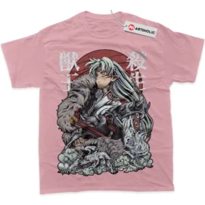 Sesshomaru T-Shirt, Inuyasha True Fan Shirt SHIN1712092036 - Pink