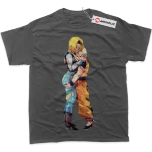 Android 18 T-Shirt, Dragon Ball Z True Fan Shirt SHIN1712092038 - Coffee