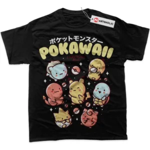 Pokemon T-Shirt, Anime True Fan Shirt SHIN1712092039 - Black