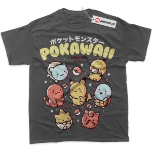 Pokemon T-Shirt, Anime True Fan Shirt SHIN1712092039 - Coffee