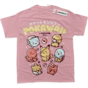 Pokemon T-Shirt, Anime True Fan Shirt SHIN1712092039 - Pink