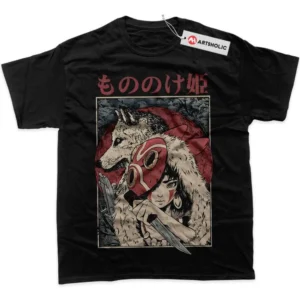 Princess Mononoke T-Shirt, Studio Ghibli True Fan Shirt SHIN1712092040 - Black