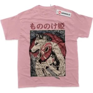 Princess Mononoke T-Shirt, Studio Ghibli True Fan Shirt SHIN1712092040 - Pink