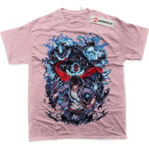 Sung Jinwoo T-Shirt, Solo Leveling True Fan Shirt SHIN1712092041 - Pink