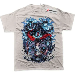 Sung Jinwoo T-Shirt, Solo Leveling True Fan Shirt SHIN1712092041 - Light Blue