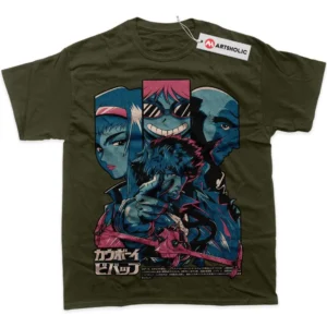Cowboy Bebop T-Shirt, Anime True Fan Shirt SHIN1712092042 - Army Green