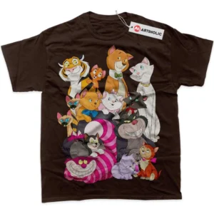 Disney Cat T-Shirt, Animated True Fan Shirt SHIN1712092044 - Carbon