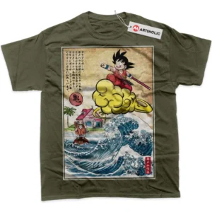 Dragon Ball T-Shirt, DBZ True Fan Shirt SHIN1712092045 - Army Green