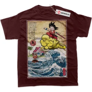 Dragon Ball T-Shirt, DBZ True Fan Shirt SHIN1712092045 - Wine Red