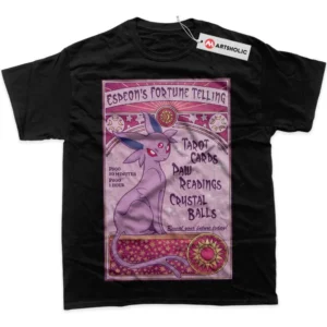 Espeon T-Shirt, Pokemon True Fan Shirt SHIN1712092046 - Black
