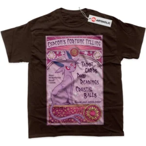 Espeon T-Shirt, Pokemon True Fan Shirt SHIN1712092046 - Carbon