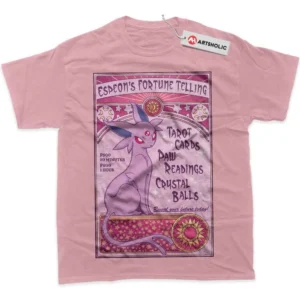 Espeon T-Shirt, Pokemon True Fan Shirt SHIN1712092046 - Pink
