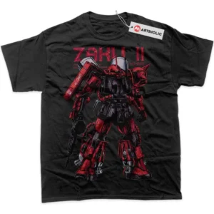MS-06S Zaku II T-Shirt, The Gundam True Fan Shirt SHIN1712092049 - Black