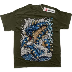 Gyarados T-Shirt, Pokemon True Fan Shirt SHIN1712092051 - Army Green