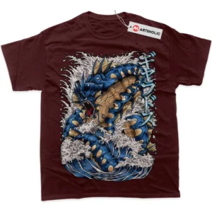 Gyarados T-Shirt, Pokemon True Fan Shirt SHIN1712092051 - Wine Red
