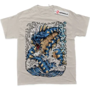 Gyarados T-Shirt, Pokemon True Fan Shirt SHIN1712092051 - Light Grey