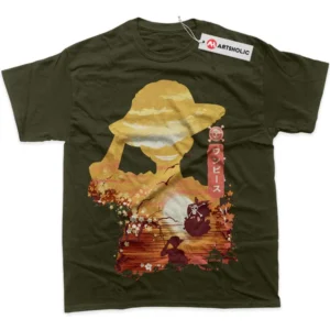 Monkey D Luffy T-Shirt, One Piece True Fan Shirt SHIN1712092052 - Army Green