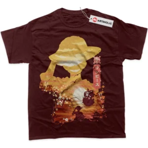 Monkey D Luffy T-Shirt, One Piece True Fan Shirt SHIN1712092052 - Wine Red