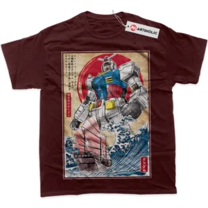 RX-78-2 Gundam T-Shirt, Anime True Fan Shirt SHIN1712092053 - Wine Red