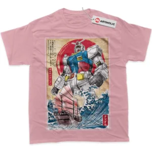RX-78-2 Gundam T-Shirt, Anime True Fan Shirt SHIN1712092053 - Pink