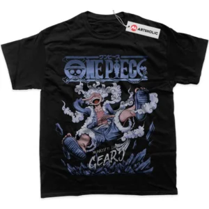 Monkey D Luffy Gear 5 T-Shirt, One Piece True Fan Shirt SHIN1712092054 - Black