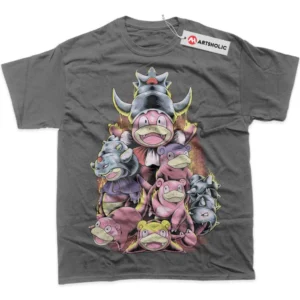 Slowpoke T-Shirt, Pokemon True Fan Shirt SHIN1712092056 - Coffee