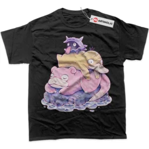 Psyduck T-Shirt, Pokemon True Fan Shirt SHIN1712092058 - Black