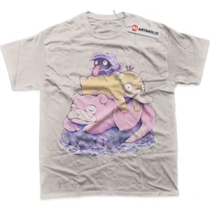 Psyduck T-Shirt, Pokemon True Fan Shirt SHIN1712092058 - Light Grey