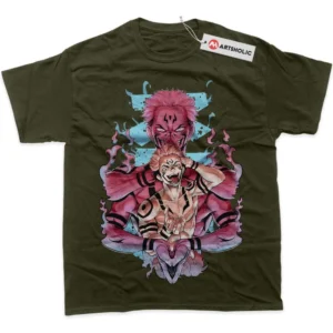 Ryomen Sukuna T-Shirt, Jujutsu Kaisen True Fan Shirt SHIN1712092060 - Army Green
